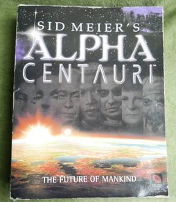 Sid Meier's Alpha Centauri 1999 Big Box Vintage Game for PC