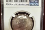 2017 S Kennedy Half Dollar SP70 Enhanced Finish 225th Anniversary NGC
