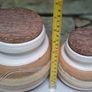 Vintage pottery canisters with Cork lids Image 6