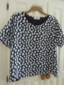 Carolyn Donnelly  polka dot top PENDING