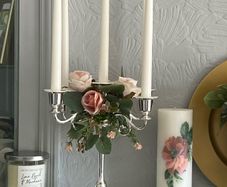 Wedding display candlesticks