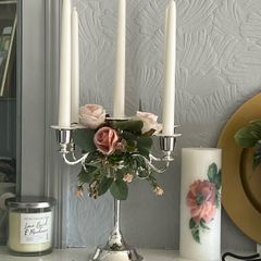 Wedding display candlesticks