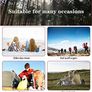 Mini Pocket Picnic Blanket (70 x 110 cm) Lightweight Waterproof Durable,Beach Blanket Foldable, With a Carrying Bag,Hiking, Walking,Traveling,Outdoor Activities Camping Accessories (FREE POSTAGE) Image 3