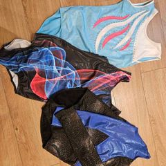 3 Girl's Leotards