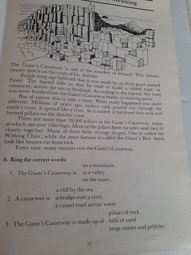 old Fallons school work book 1986