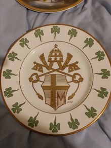 Pope John Paul II Wall Plate