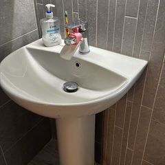 White pedestal Basin Free give away