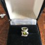 Pandora dark green ovalite bead Image 2