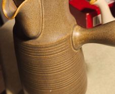 2 different itemes- 1-1960s Langley Sherwood Coffee Pot but stmpe been gone 60.00 euro.2- Ceramic Plant pot or vase 628/14 Made In Germany. 18.00 euro.