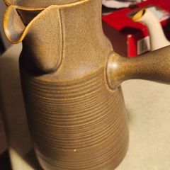 2 different itemes- 1-1960s Langley Sherwood Coffee Pot but stmpe been gone 60.00 euro.2- Ceramic Plant pot or vase 628/14 Made In Germany. 18.00 euro.