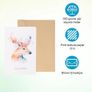 Brand New Husalsea 12 Sheets Birthday Card, Cards With Envelope Kraft Envelope Forest Animal Pattern Image 2