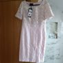 Daisy May occasion dress soft baby pink 12 occasion party wedding guest pearls diamond beaded lace New with tags Image 4