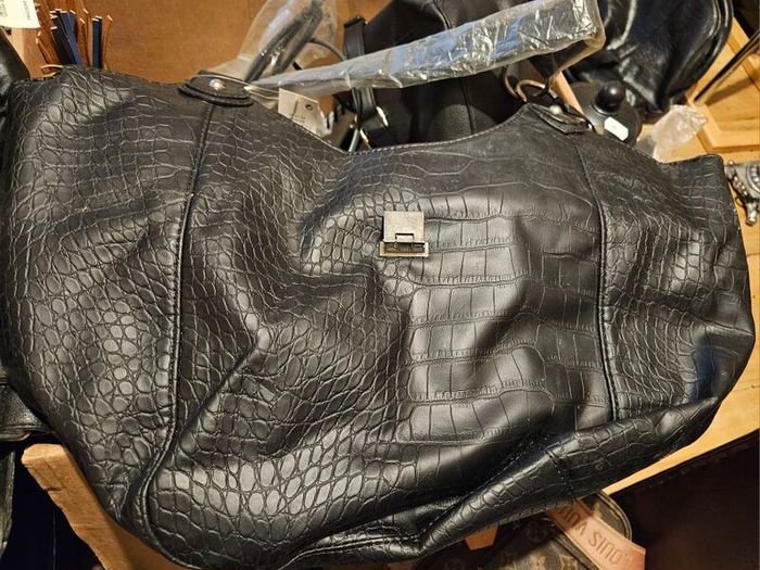 3 Large Black Handbags