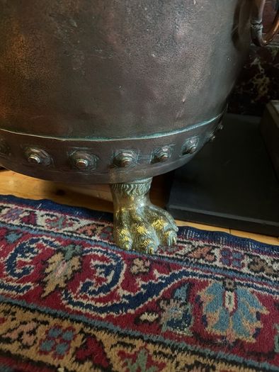 Large 19th Century. log Bin