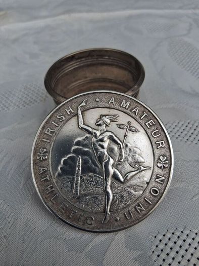 Sterling Silver Irish National Long Jump Medal 1949(48.4 grams)