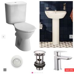 Toilet + Pedestal Bundle