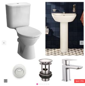 Toilet + Pedestal Bundle