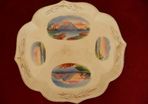 Antique Service Plate,Hand Painted with Gold Trim/Detail.