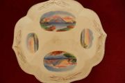 Antique Service Plate,Hand Painted with Gold Trim/Detail.