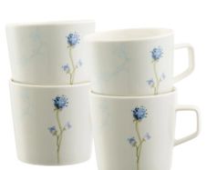 Camile pale jade mugs set of four
