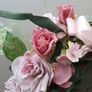 Pink Roses Door Wreath Image 7