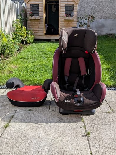car seat  and booster