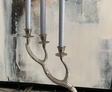 Good quality Candle Holder and 3 New Candles