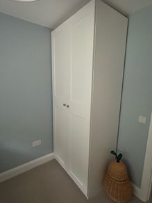 Ikea Pax double wardrobe 100cm - barely used