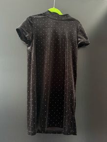 Girls black velour Dress 134-140 or 8-10yo