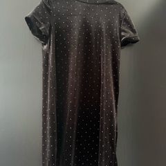 Girls black velour Dress 134-140 or 8-10yo
