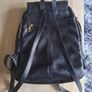 Oasis black eco ladies leather large  backpack Postage included Image 2