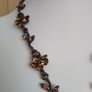 Victorian revival aesthetic  dark antiqued metal with warm amber tones Image 4