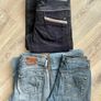 Levi's Lee River Island corduroy long trousers Levi's jeans denim shorts chinos size L size 12/14 Image 2