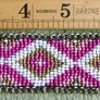 Peyote Bracelet-Geometric Bracelet-Mosaic Bracelet-Miyuki Arm Band-Beaded Cuff-Flat Bracelet Image 6