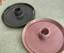 Set of 2  Palo Santo Sticks / Candle Holder, Palo Santo Burner, Ceramic Palo Santo Holder
