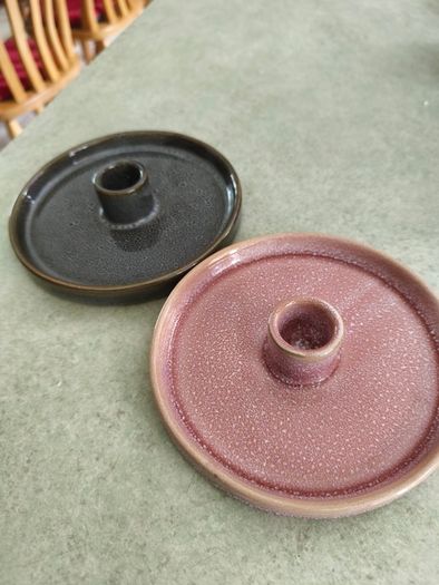 Set of 2  Palo Santo Sticks / Candle Holder, Palo Santo Burner, Ceramic Palo Santo Holder