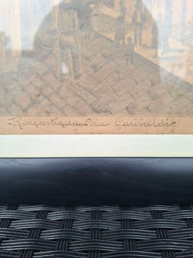 Charming Original Italian Graphite Drawing