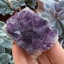 Crystal natural amethyst crystals cluster chakra meditation Image 3
