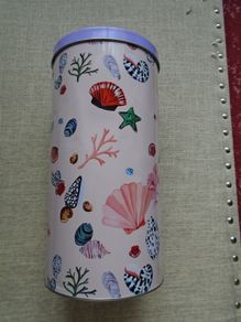Storage tin, Tall storage tin, KItchen supplies,