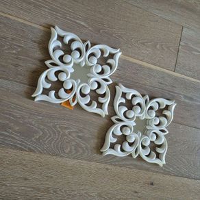 Decorative small mirror wall art