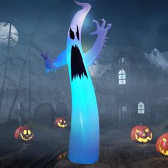 12 Ft Halloween Inflatables Ghosts Outdoor Decorations, Halloween Giant Lawn Inflatables Ghost for Outdoor Indoor Yard Garden Veranda Decor Halloween Party Supplies