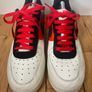 Nike colour block metallic Air Force 1 Image 2