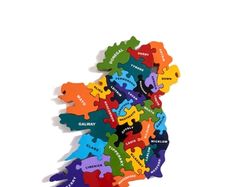 Map of Ireland Jigsaw Puzzle