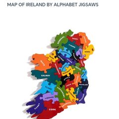Map of Ireland Jigsaw Puzzle