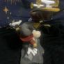 Walt Disney World Mickey Mouse Bobble Skateboarding Handstand Figure Image 5