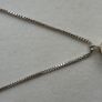 Vintage Sterling Silver 925 Fine Zirconia Pendant and Necklace length 21" - 8,46g Image 2