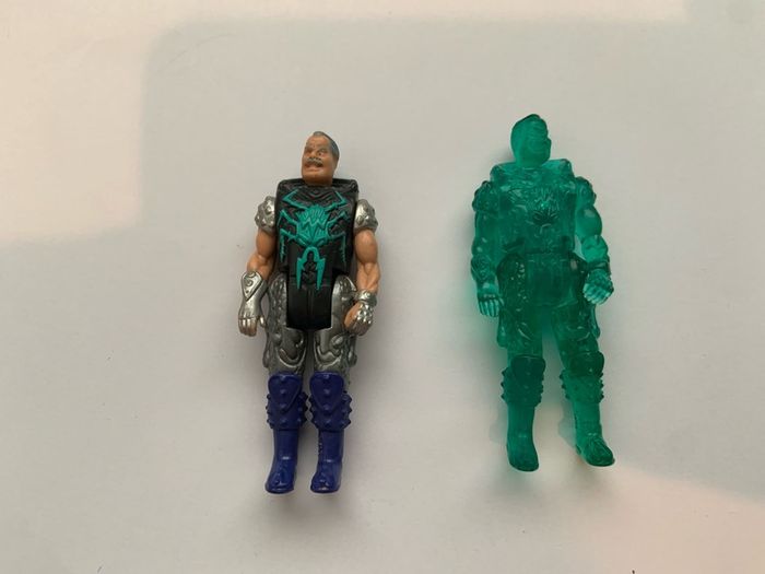 Vintage MASK Wolfbeast Figures - Miles Mayhem & Hologram Variant -Kenner 1987