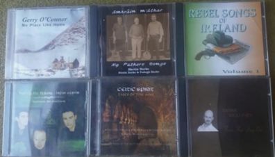 6 IRISH cds.some hard to come by 70e
