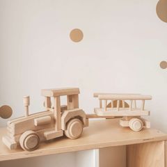 Wooden Toy Tractor