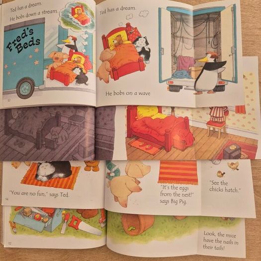 Set of 4 Usborne Phonics Readers books